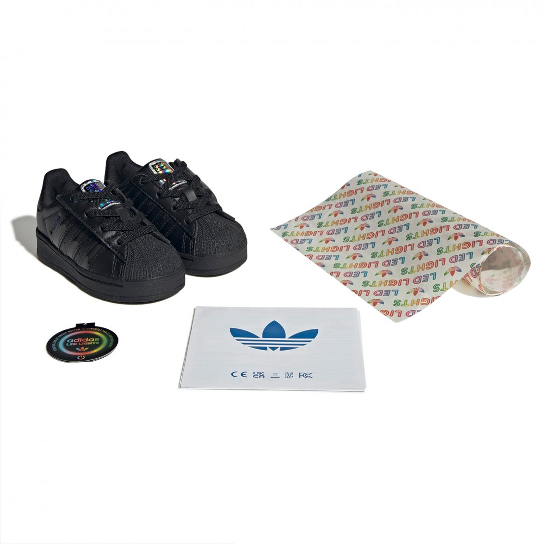 adidas Originals SUPERSTAR LED LIGHTS CF EL I JS1295 Μαύρο