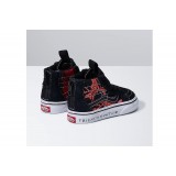 VANS TD SK8-HI ZIP STNG VN0A4BV1Y09-Y09 Μαύρο Εικόνα 5