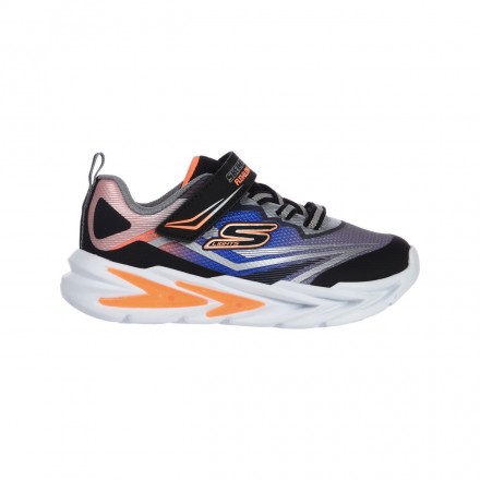 SKECHERS LIGHTED GORE & STRAP SNEAKER W 400139N-BKSL Πολύχρωμο