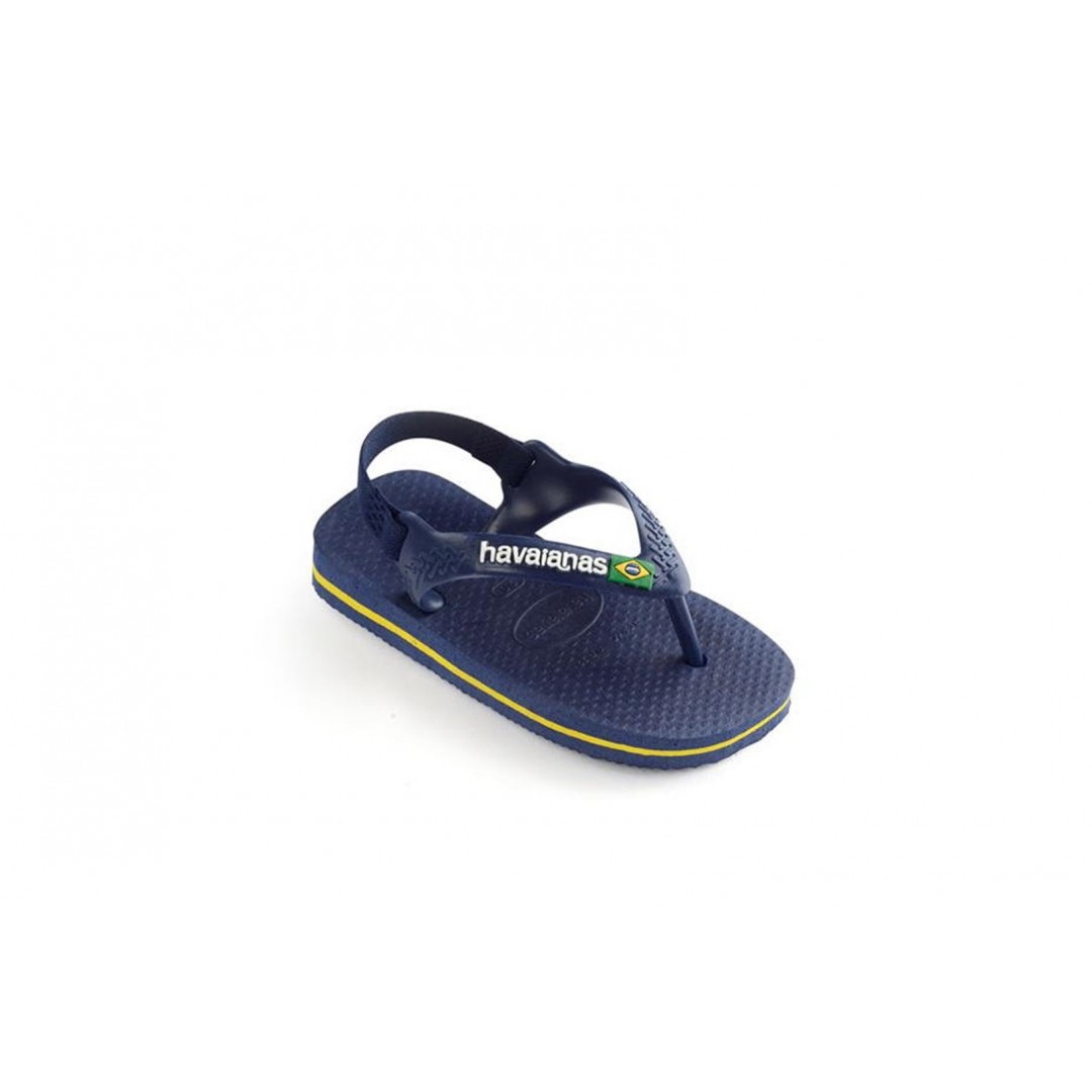 HAVAIANAS HAV. BABY BRASIL LOGO II 4140577-3587 Μπλέ