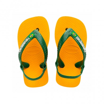 HAVAIANAS BABY BRASIL LOGO II 4140577-2151 Κίτρινο