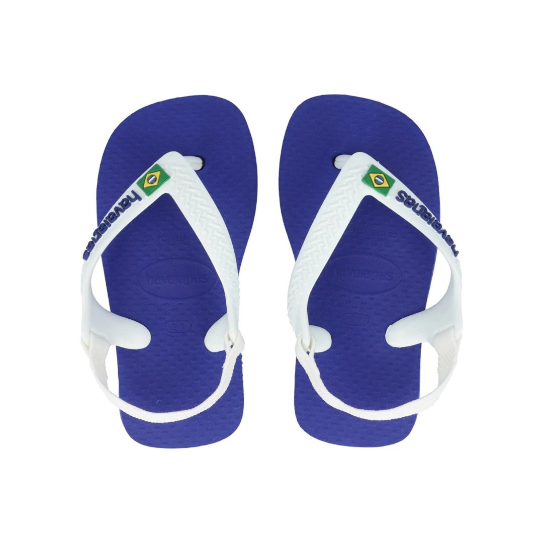 HAVAIANAS HAV. BABY BRASIL LOGO II 4140577-2711 Μπλε