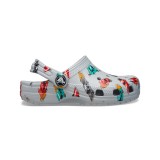 CROCS CLASSIC RACE CARS GRAPHIC CG T 210992-1NN Γκρί Εικόνα 