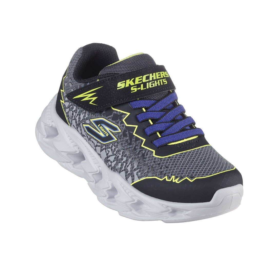 SKECHERS LIGHTED GORE & STRAP SNEAKER W 400603L-BKYL Multi