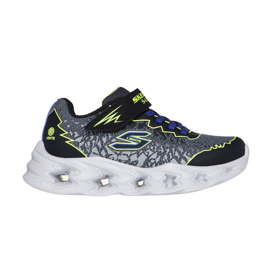 SKECHERS LIGHTED GORE & STRAP SNEAKER W 400603L-BKYL Multi