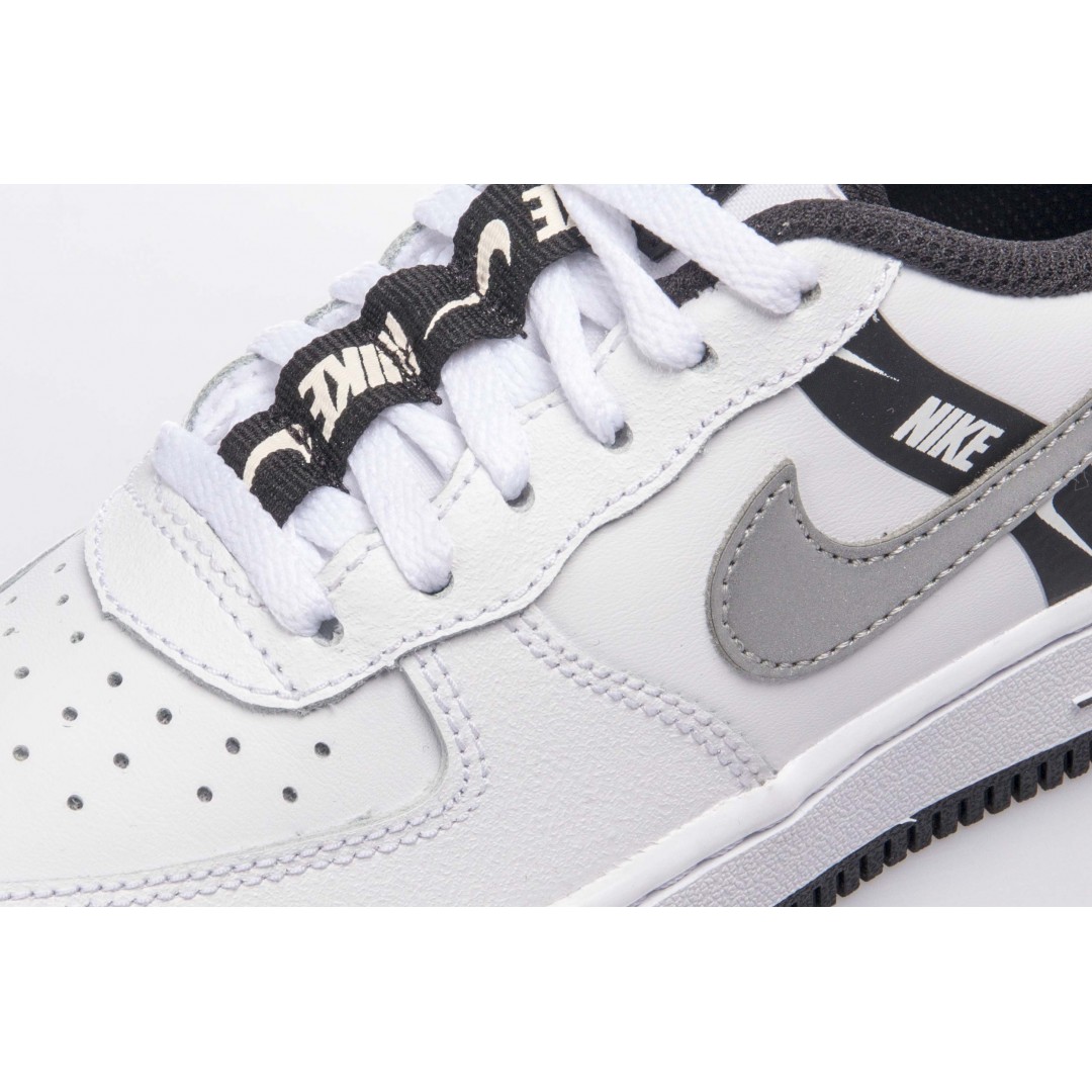 white & silver air force 1 lv8 ksa