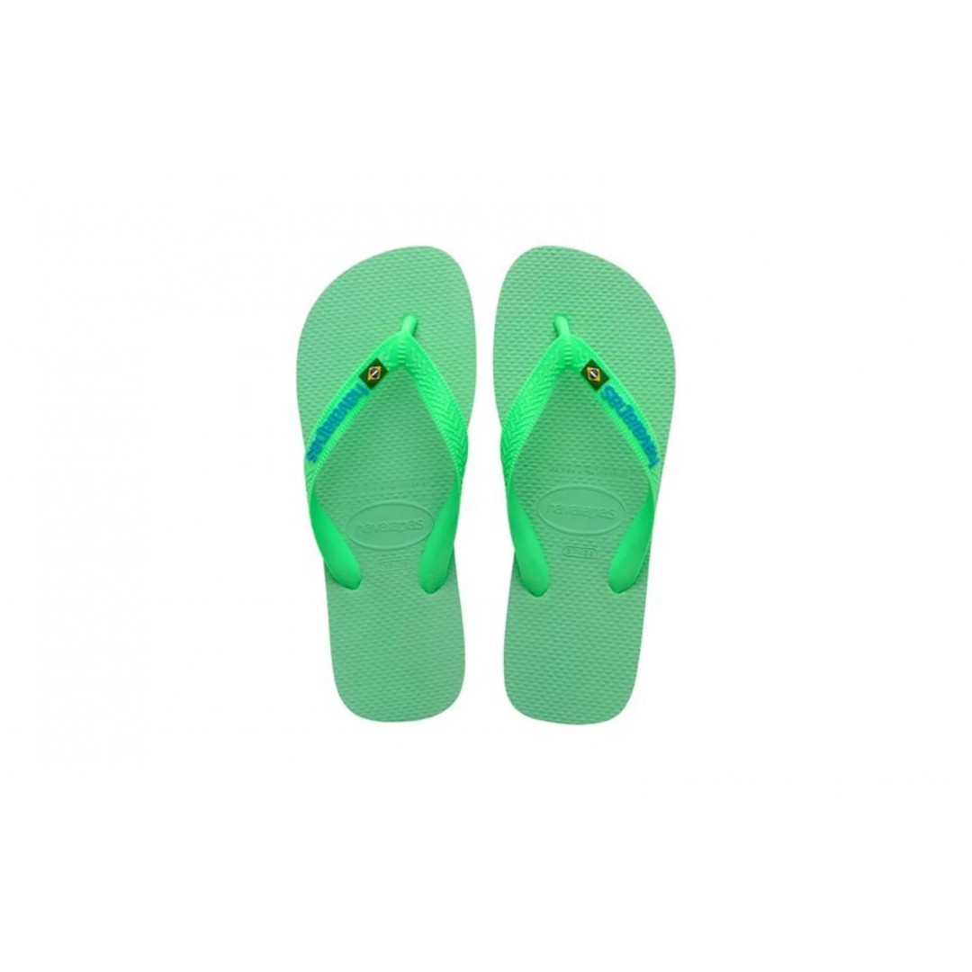 HAVAIANAS HAV. BRASIL LOGO 4110850.1-6617 Πράσινο