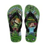 HAVAIANAS KIDS MINECRAFT 4145125-0121 Green Image 