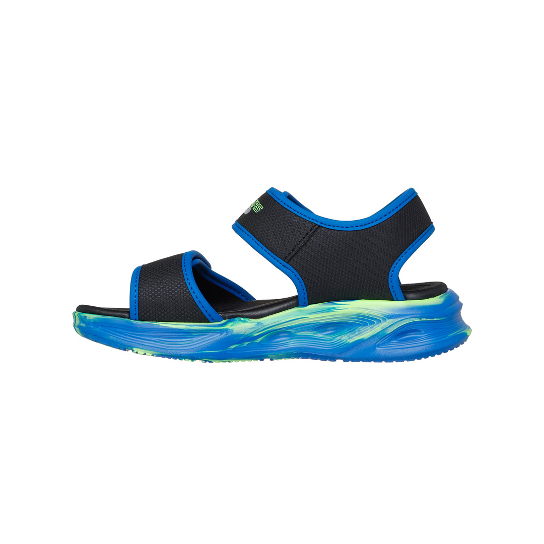 SKECHERS LIGHTED SANDAL W 407032L-BKBL Μπλε