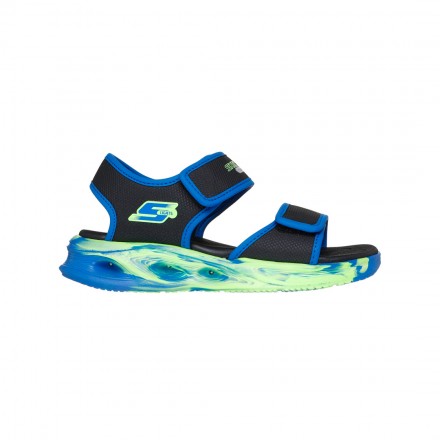 SKECHERS LIGHTED SANDAL W 407032L-BKBL Μπλε