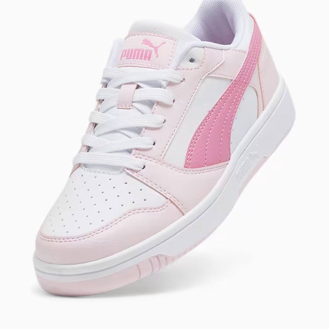 PUMA REBOUND V6 LO JR 393833-08 Λευκό