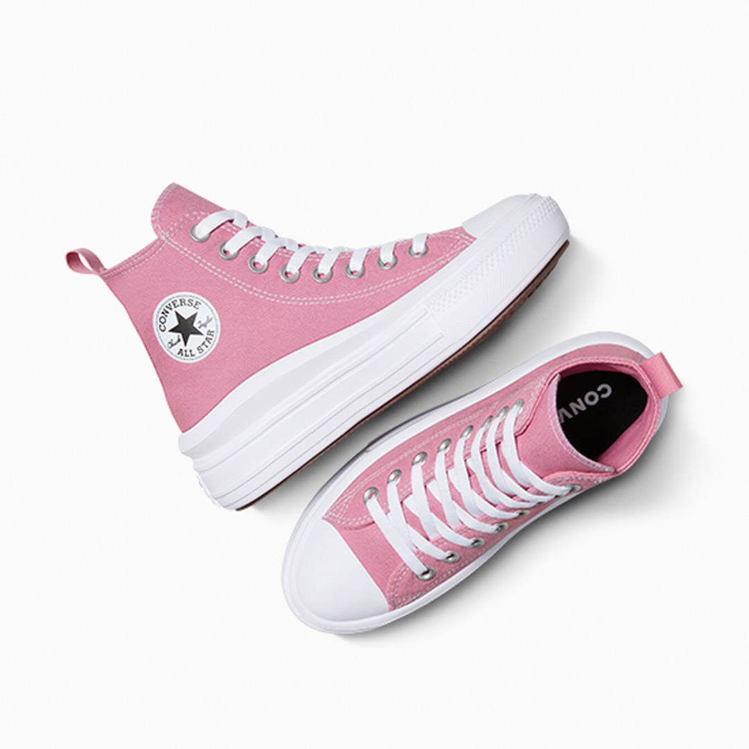 CONVERSE CHUCK TAYLOR ALL STAR MOVE PLATFORM A13128C Ροζ