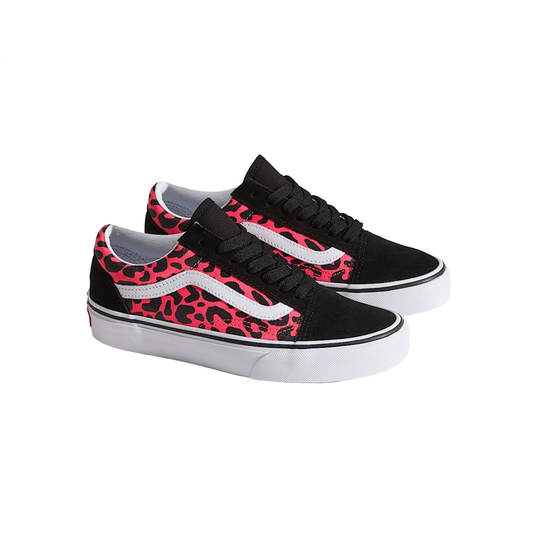 VANS OLD SKOOL GLITTER LEOPARD VN000D2VFOC-FOC Φούξια