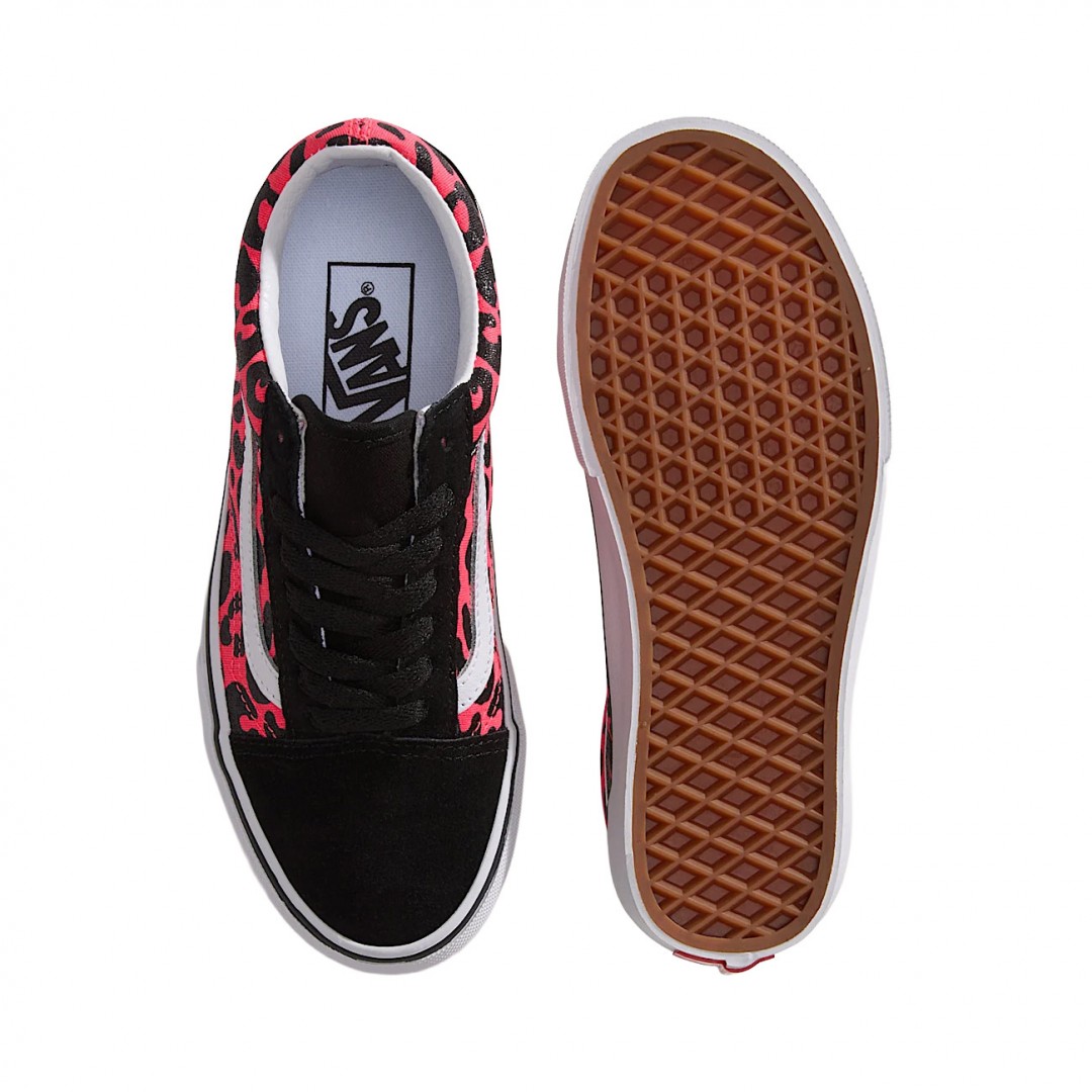 VANS OLD SKOOL GLITTER LEOPARD VN000D2VFOC-FOC Φούξια