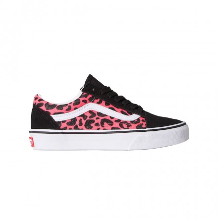 VANS OLD SKOOL GLITTER LEOPARD VN000D2VFOC-FOC Fuchsia