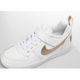 NIKE COURT BOROUGH LOW EP PS BV0748-100 White Image 3