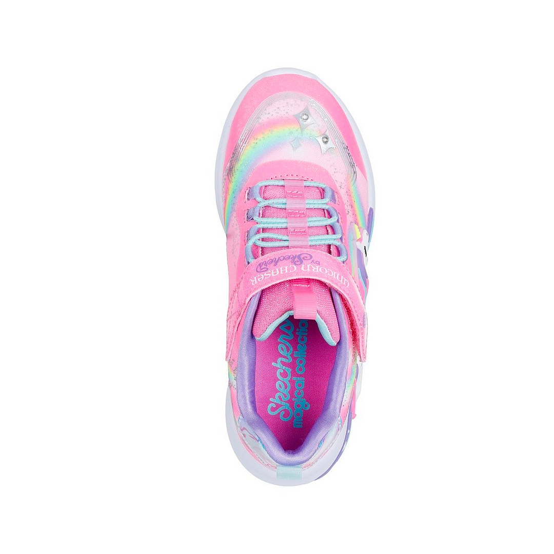 SKECHERS LIGHTED UNICORN BUNGEE & GORE SNEAKER 302298L-PKMT Ροζ