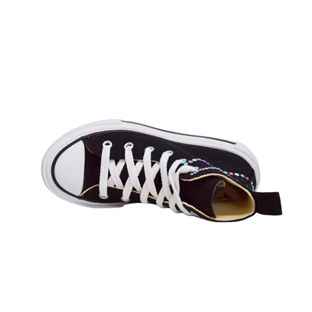 CONVERSE CHUCK TAYLOR ALL STAR LIFT PLATFORM DOTS A17802C Black