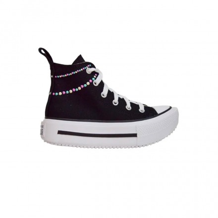 CONVERSE CHUCK TAYLOR ALL STAR LIFT PLATFORM DOTS A17802C Black