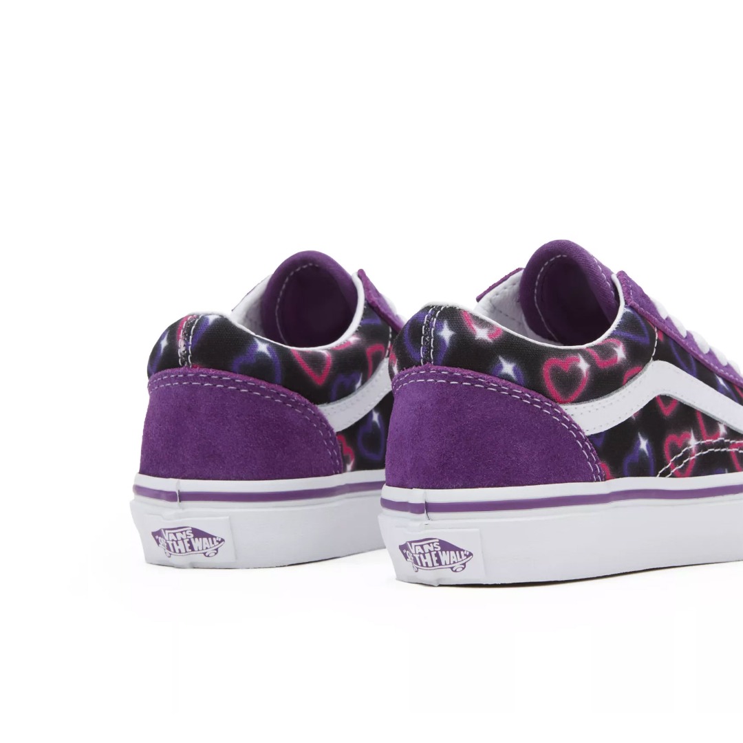 VANS UY OLD SKOOL NEON HEARTS VN0005WVBJD-BJD Purple