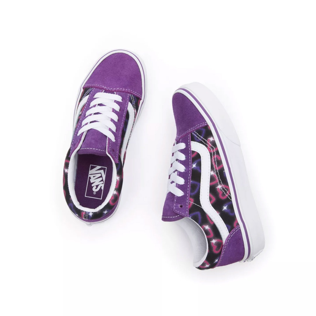 VANS UY OLD SKOOL NEON HEARTS VN0005WVBJD-BJD Purple