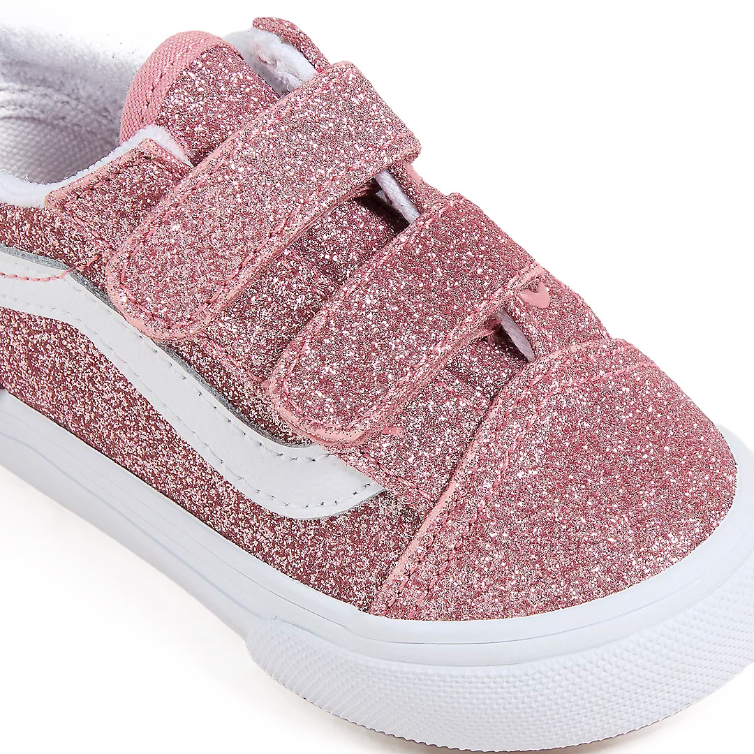 VANS OLD SKOOL V GLITTER VN000CYDFSL-FSL Pink