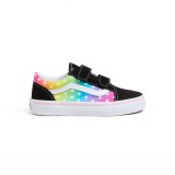 VANS OLD SKOOL V GLOW RAINBOW VN000CYWBML-BML Colorful Image 