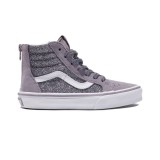 VANS SK8-HI ZIP GLITTER VN000CYQ2VM-2VM Coal Image 