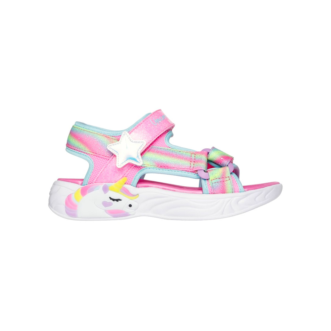 SKECHERS LIGHTED UNICORN DREAMS SANDAL 303107L-PKMT Ροζ