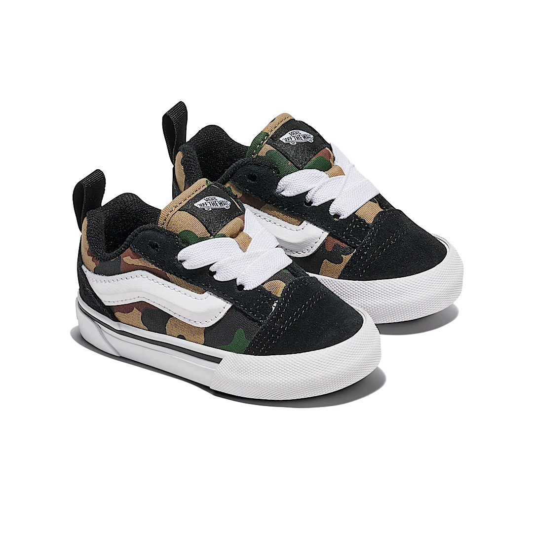 VANS KNU SKOOL ELASTIC LACE CAMO VN000D0KYJ7-YJ7 Black