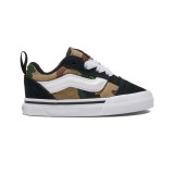 VANS KNU SKOOL ELASTIC LACE CAMO VN000D0KYJ7-YJ7 Black Image 