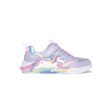 SKECHERS LIGHTED UNICORN BUNGEE & GORE SNEAKER 302298N-LVMT Colorful Image 