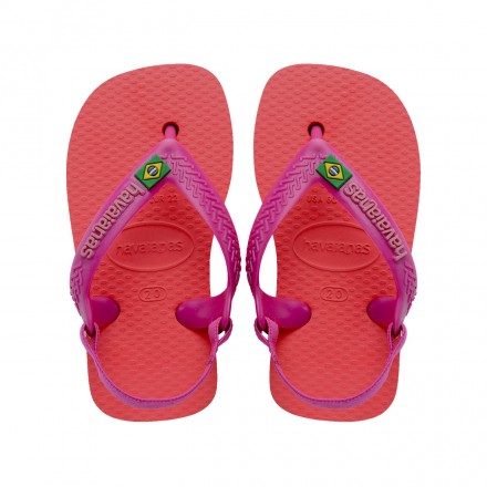 HAVAIANAS BABY BRASIL LOGO II 4140577-4380 Κοραλί