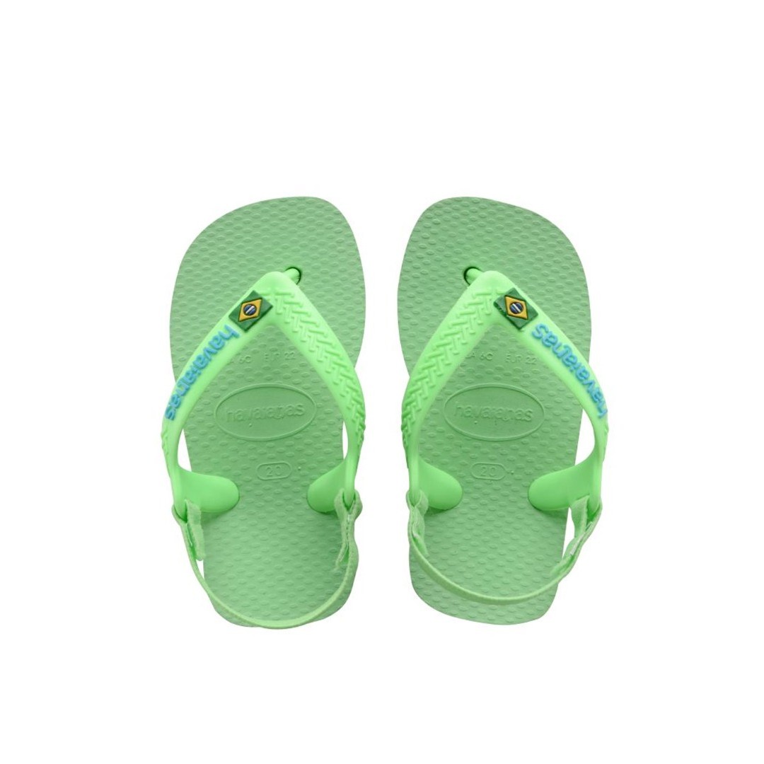 HAVAIANAS HAV. BABY BRASIL LOGO II 4140577-6617 Πράσινο