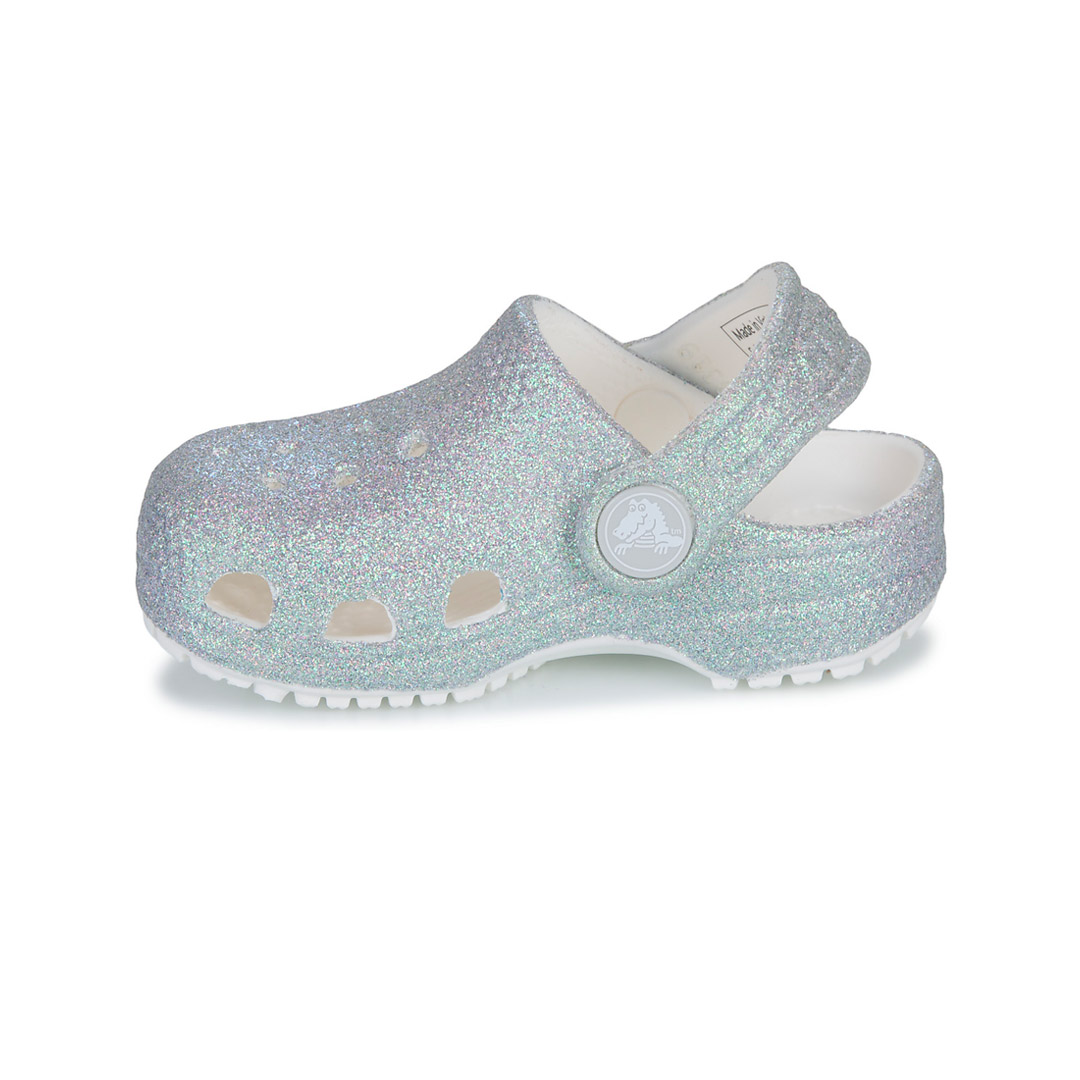 CROCS CLASSIC IRIDESCENT GLITTER CGT 210985-100 Λευκό