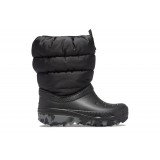 CROCS CLASSIC NEO PUFF BOOT K 207684-001 Black Image 