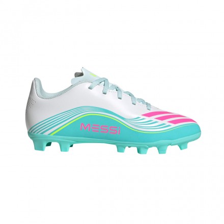 adidas Performance F50 MESSI CLUB FG/MG J JQ0950 Λευκό