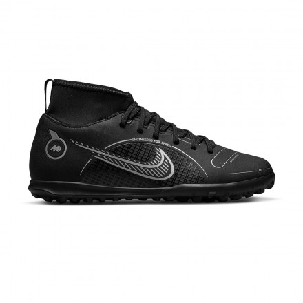 NIKE JR MERCURIAL SUPERFLY 8 CLUB TF DJ2900-007 Μαύρο