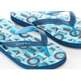 O'NEILL PROFILE PATTERN FLIP FLOP 8A4980-5900 Blue Image 1