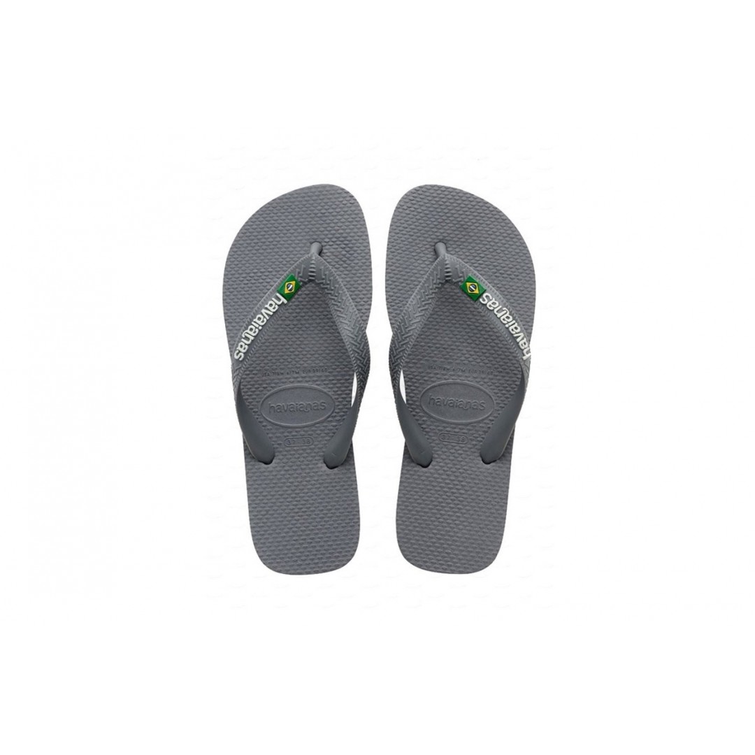 HAVAIANAS KIDS BRASILLOGO 4110850.1-5002 Γκρί