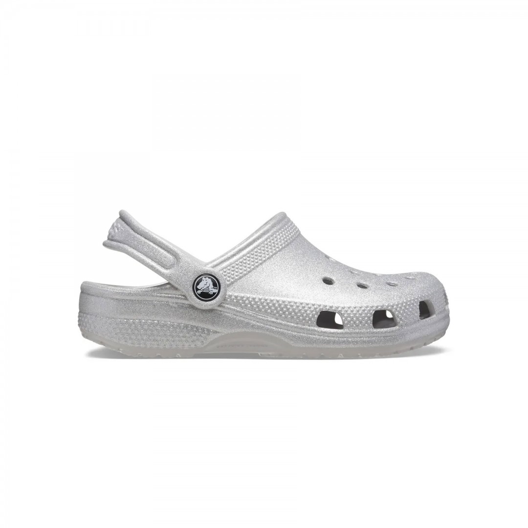 CROCS CLASSIC GLITTER CLOG K 206993-0IC Ασημί
