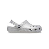CROCS CLASSIC GLITTER CLOG K 206993-0IC Ασημί Εικόνα 