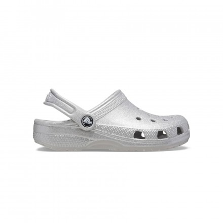 CROCS CLASSIC GLITTER CLOG K 206993-0IC Ασημί