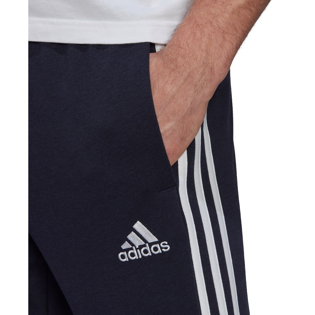adidas Performance ESSENTIALS FRENCH TERRY TAPERED 3-STRIPES JOGGERS GK8830 Blue