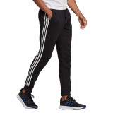 adidas Performance ESSENTIALS FLEECE TAPERED CUFF 3-STRIPES JOGGERS GK8821 Μαύρο Εικόνα 