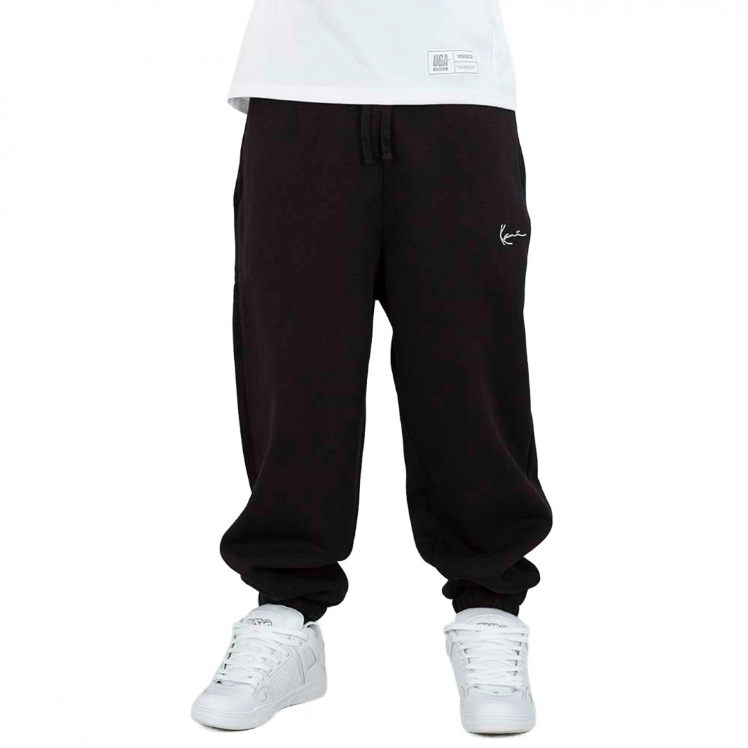 KARL KANI SMALL SIGNATURE ESSENTIAL BAGGY SWEATPANT KM-PL091-001-01-BLACK Black