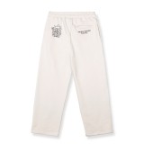 GRIMEY THE SHELTER WIDE LEG  WE BURN SO SWEET SWEATPANTS GRTSW283-OWHT Ecru Image 0