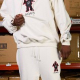 GRIMEY THE SHELTER WIDE LEG  WE BURN SO SWEET SWEATPANTS GRTSW283-OWHT Ecru Image 4