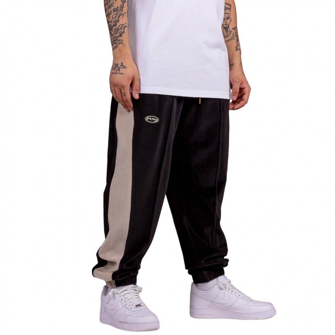 GRIMEY IAM VELVET TRACK PANTS GRTS232-BLK Black