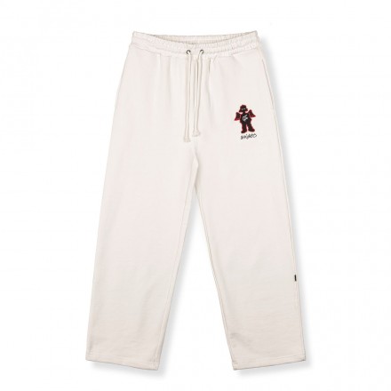 GRIMEY THE SHELTER WIDE LEG  WE BURN SO SWEET SWEATPANTS GRTSW283-OWHT Ecru